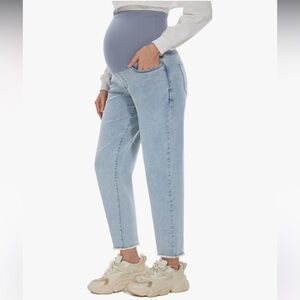 Women's Light Blue Maternity Jeans